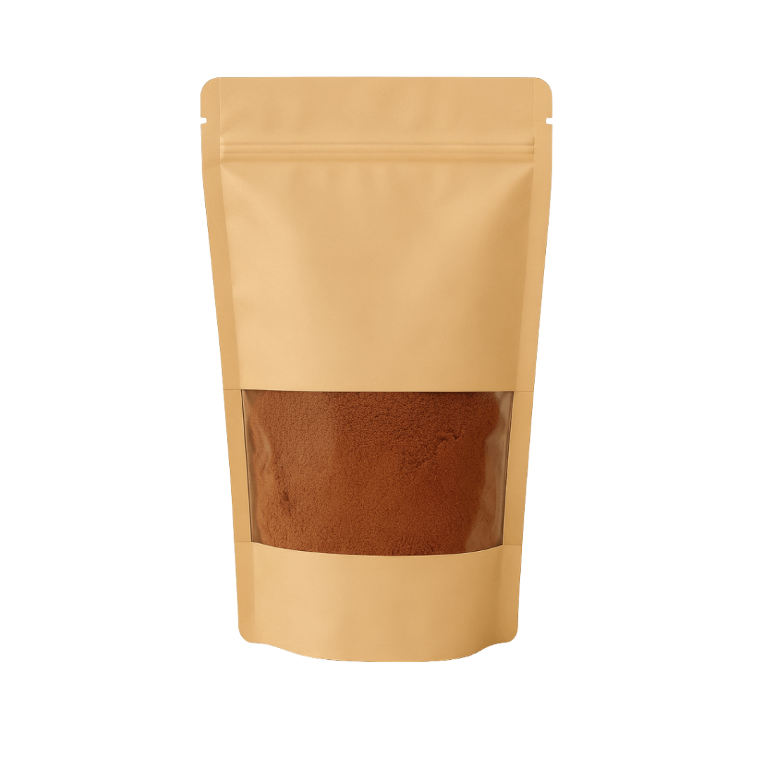 bolsa de cacao en polvo