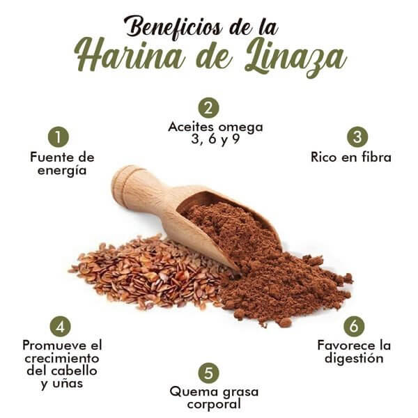 harina de linaza